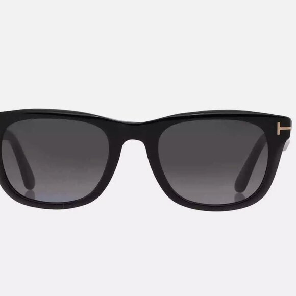 Tom Ford Smoke Gradient Square Unisex Sunglasses NEW - Picture 2 of 5